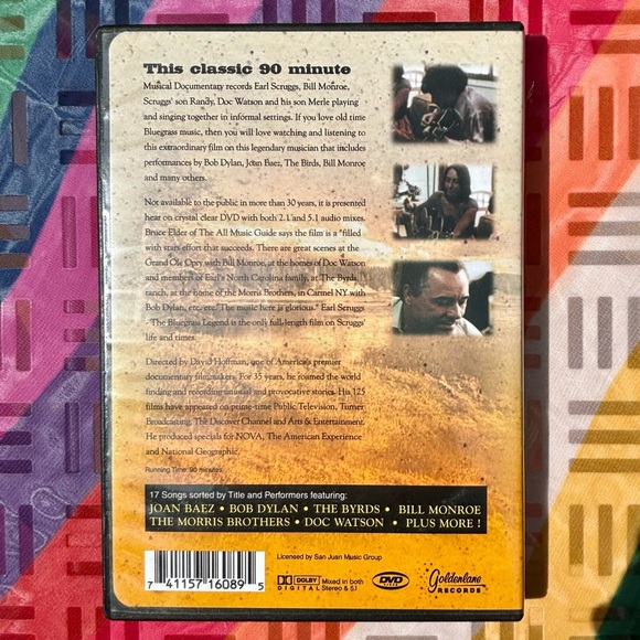 🪕 Earl Scruggs: The Bluegrass Legend - His Family & Friends Documentary DVD 🪕 - Picture 4 of 10